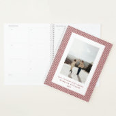 赤千鳥格子の枠の写真 プランナー手帳 (ディスプレー)