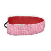 赤千鳥格子の アスレチックヘッドバンド (左)