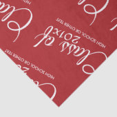 赤卒業カスタム年次文字 薄葉紙 (詳細)