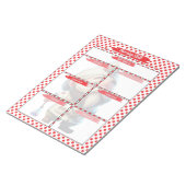 赤博士格言看護学生スキルテンプレート ノートパッド (アングル)