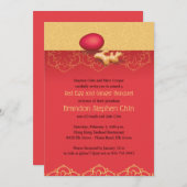 赤卵と生姜招待状 招待状 (正面/裏面)