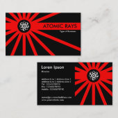 赤原子線 名刺 (正面/裏面)