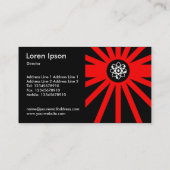 赤原子線 名刺 (裏面)