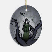 赤及び緑の姿の二重オーナメント セラミックオーナメント (右)