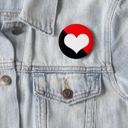 赤及び黒 缶バッジ (インサイチュ)