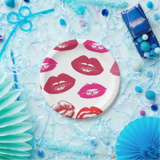 赤口パタパーソナライズされたーン ペーパープレート (パーティー)