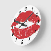 赤口時計 ラウンド壁時計 (傾斜)