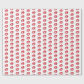 赤口紅キス ラッピングペーパー (フラット)