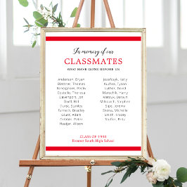 赤同級生の記念懇親会 ポスター