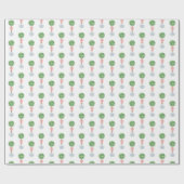 赤名門私立校風のちゃん女の子シャワーボクウッドトピアリージンジャージャー ラッピングペーパー (フラット)