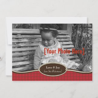 赤名門私立校風の千鳥格子ので