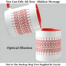 赤名非表示メッセージトレンディーMag 121R誕生日 マグカップ