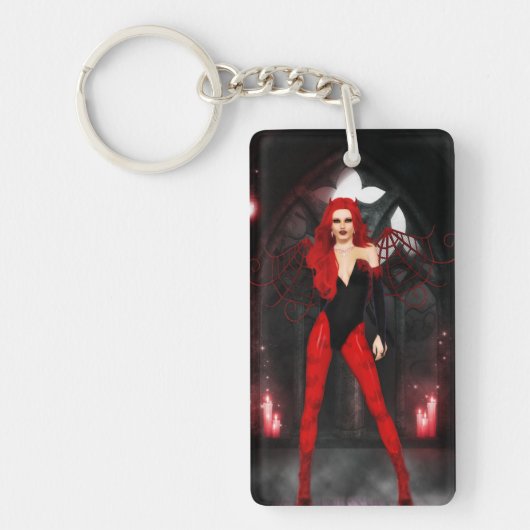 赤吸盤 キーホルダー (正面)