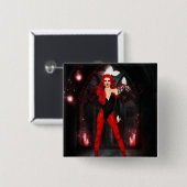 赤吸盤 缶バッジ (正面&裏面)