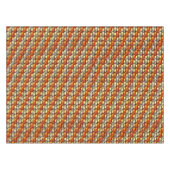 赤味とベージュのアラインを彫った長方形のピース テーブルクロス (正面(横))