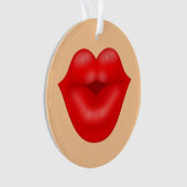 赤唇ビッグキス オーナメント (正面)