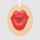 赤唇ビッグキス オーナメント (正面)