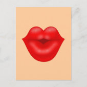 赤唇大キス ポストカード (正面)