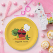 赤唐辛子おもしろい野菜 ペーパープレート (パーティー)