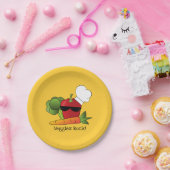 赤唐辛子おもしろい野菜 ペーパープレート (パーティー)