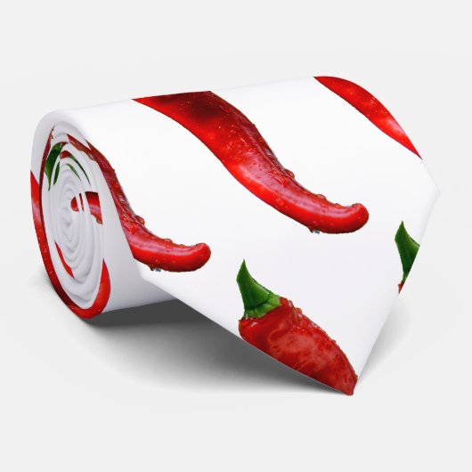 赤唐辛子の写真 ネクタイ (ロール)