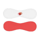 赤唐辛子の白と赤野球 野球ボール (パネル)