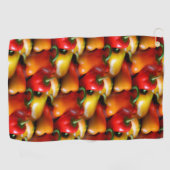 赤唐辛子ゴルフタオル ゴルフタオル (横)