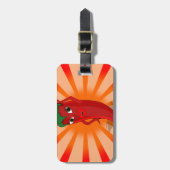 赤唐辛子スーパースター ラゲッジタグ (正面縦)