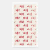 赤唐辛子パターン (正面)