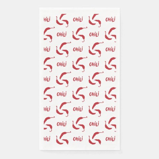 赤唐辛子パターン (正面)