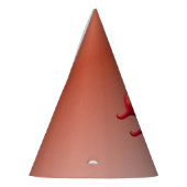 赤唐辛子パーティー帽子 パーティーハット (左)