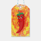 赤唐辛子火の炎 ギフトタグ (正面)