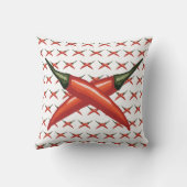 赤唐辛子紫色 クッション (裏面)