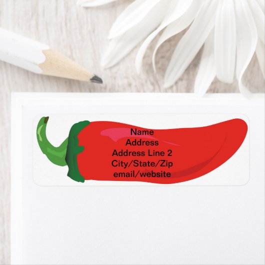 赤唐辛子5行 ラベル (インサイチュ)