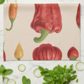 赤唐辛子 キッチンタオル (折り畳み)