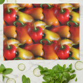 赤唐辛子 キッチンタオル (折り畳み)