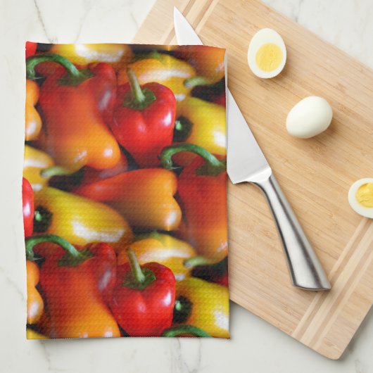 赤唐辛子 キッチンタオル (四つ折り)