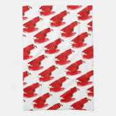 赤唐辛子 キッチンタオル (縦)