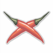 赤唐辛子 シール (正面)