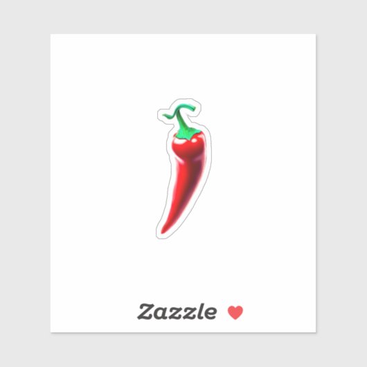 赤唐辛子 シール (シート)