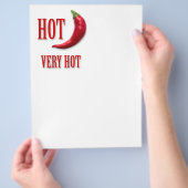 赤唐辛子 チラシ (手)