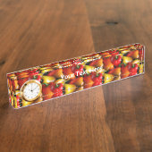 赤唐辛子 デスクネームプレート (側面)