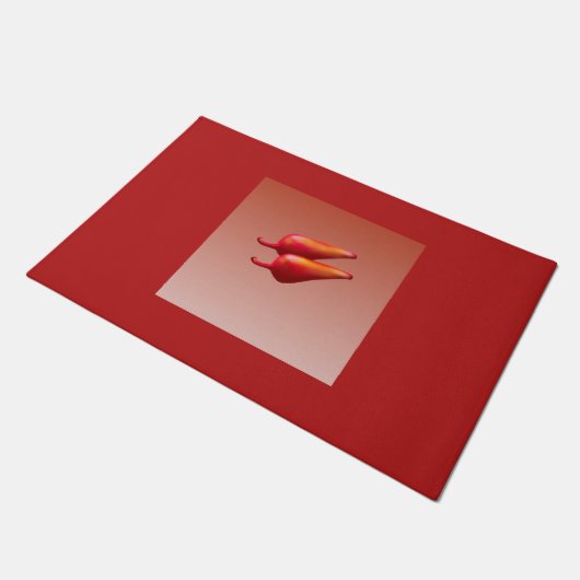 赤唐辛子 ドアマット (アングル)