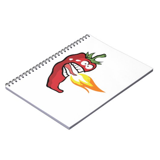 赤唐辛子 ノートブック (左側)