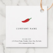 赤唐辛子 フェイバータグ (裏面)