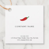 赤唐辛子 フェイバータグ (正面)