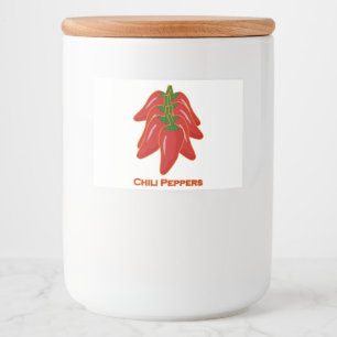 赤唐辛子 フードラベル