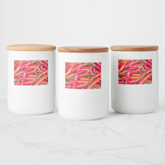 赤唐辛子 フードラベル (ボトル)