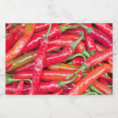 赤唐辛子 フードラベル (シングルラベル)