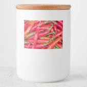 赤唐辛子 フードラベル (正面)